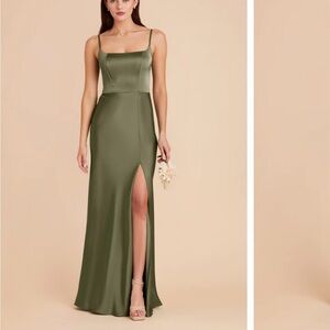 Olive Green Bridesmaids Dress